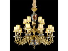 Lampadario in metallo&nbsp;P28087A-10+5 - GOLDSURE