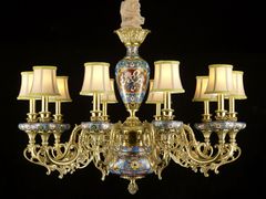 Lampadario in metallo&nbsp;P28087A-10 - GOLDSURE