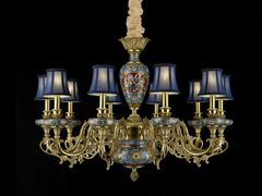 Lampadario in metallo&nbsp;P28087B-10 - GOLDSURE
