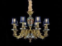 Lampadario in metallo&nbsp;P28087B-8 - GOLDSURE