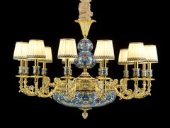 Lampadario in tessuto&nbsp;P28088-12 FABRIC - GOLDSURE