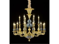 Lampadario in rame&nbsp;P28088-12+6 - GOLDSURE