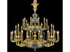Lampadario in rame&nbsp;P28088-30+10 - GOLDSURE