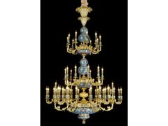 Lampadario in rame&nbsp;P28088-42+10+10 - GOLDSURE