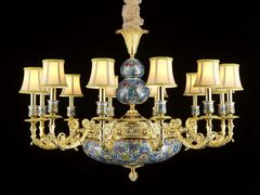 Lampadario in rame&nbsp;P28088A-12 - GOLDSURE