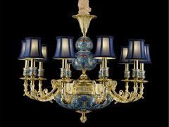 Lampadario in rame&nbsp;P28088B-10 - GOLDSURE