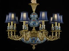 Lampadario in rame&nbsp;P28089B-10 - GOLDSURE