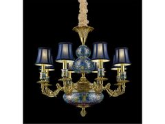 Lampadario in rame&nbsp;P28089B-8 - GOLDSURE