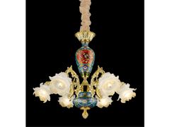 Lampadario in rame&nbsp;P28101-6 - GOLDSURE