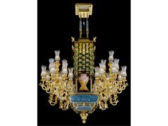 Lampadario in metallo&nbsp;P28115-40 INK BLUE - GOLDSURE