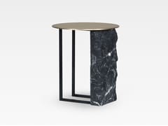 Tavolino rotondo in marmo Nero Marquina&nbsp;AIRE - GREEN APPLE - INTERNATIONAL TRADING