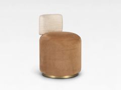 Sedia imbottita in alpaca&nbsp;GRAND - GREEN APPLE - INTERNATIONAL TRADING