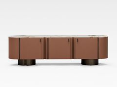 Madia con ante a battente rivestita in pelle&nbsp;SOCALCO - GREEN APPLE - INTERNATIONAL TRADING