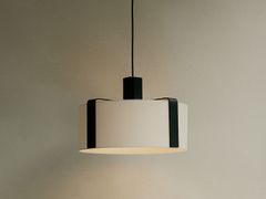 Lampada a sospensione in alluminio e tessuto&nbsp;OKOLO - GRUPA STUDIO