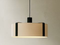 Lampada a sospensione in alluminio e tessuto&nbsp;OKOLO - GRUPA STUDIO