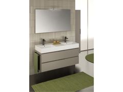 MOBILE LAVABO SOSPESO DOPPIO CON CASSETTI&nbsp;RIA 121 - GRUPPO GEROMIN