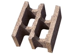 Blocco cassero acustico in legno-cemento HB 44/15-2 - ISOTEX