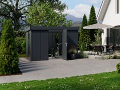 Casetta per giardini in lamiera zincata&nbsp;JUNO - H�RMANN ITALIA