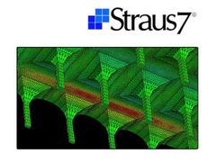 Calcolo struttura composita e rinforzo FRP&nbsp;Straus7 - MODELLAZIONE DI MATERIALI COMPOSITI - HSH
