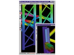 Calcolo struttura metallica&nbsp;Straus7 - SCAFFALATURE INDUSTRIALI - HSH