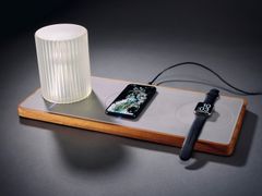 Ricarica wireless in iroko&nbsp;HUGO | 8-LIGHT - ARCHIPRODUCTS.COM