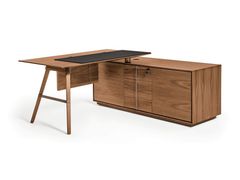 Scrivania in legno con scaffale integrato&nbsp;CONNECT - HUCA HABITAT