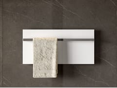 Scaldasalviette in vetro&nbsp;ONYX S 1L W - HYBRO TECHNOLOGIES