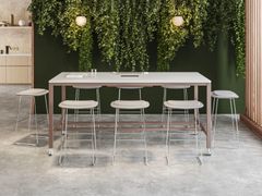 Tavolo da riunione alto in legno&nbsp;YOURPLACE CORE - HAWORTH