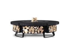 Braciere in acciaio inox e granito&nbsp;ROUND STONE - HETTA SUPPLY