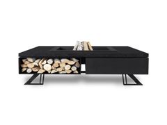 Braciere in acciaio inox e granito&nbsp;SQUARE STONE - HETTA SUPPLY