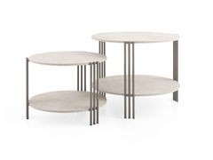 Tavolo / espositore in legno&nbsp;TAVOLO TRIPLETTA ROTONDO NUVOLA - BRUGNOTTO