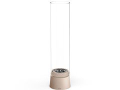 Caminetto freestanding in vetro borosilicato a bioetanolo&nbsp;SPIN AIR 900/1200 - SAND - H�FATS