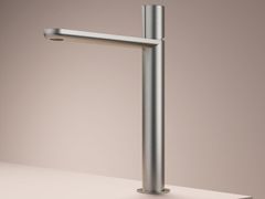 Miscelatore per lavabo alto da piano monocomando in acciaio inox&nbsp;GENT GT003H - HOTBATH