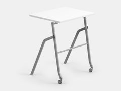 BANCO PIEGHEVOLE IN ACCIAIO E LEGNO CON RUOTE&nbsp;PITAGORA LIGHT - IBEBI