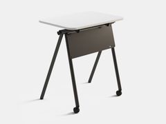 BANCO PIEGHEVOLE IN ACCIAIO E LEGNO CON RUOTE&nbsp;RYO - IBEBI