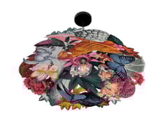 Lampada a sospensione in velluto&nbsp;BOUCAN - IBRIDE