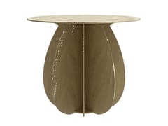 Tavolino alto rotondo in rovere&nbsp;GARDENIA - IBRIDE