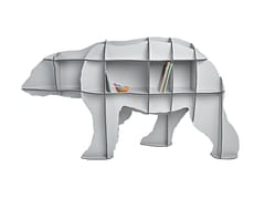 Libreria a giorno autoportante in HPL&nbsp;JUNIOR - IBRIDE