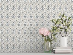 Carta da parati con motivi floreali&nbsp;BROCADE - ICH