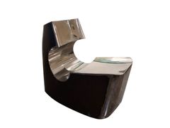 Poltrona in acciaio inox&nbsp;MOR-DISCO - ICI ET L�