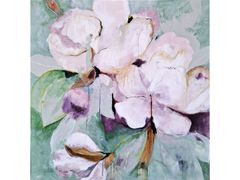 DIPINTO A MANO SU TELA&nbsp;SWEET GREEN FLOWERS - ICI ET L�