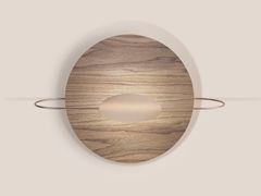 LAMPADA DA PARETE / LAMPADA DA SOFFITTO IN LEGNO E ALLUMINIO&nbsp;ETEREA  - ICONE