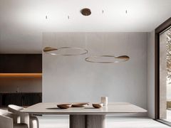 LAMPADA A SOSPENSIONE IN ALLUMINIO&nbsp;ETEREA  - ICONE