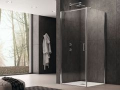 Porta a battente con parete fissa&nbsp;CLAIRE DESIGN - INDA�