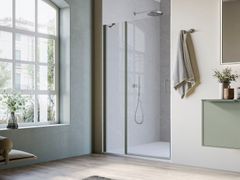 Porta a battente con elemento fisso per nicchia&nbsp;CLAIRE DESIGN - INDA�