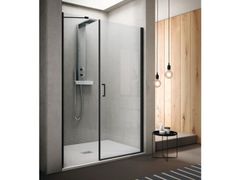 Porta a battente con elemento fisso su nicchia&nbsp;CLAIRE DESIGN - INDA�