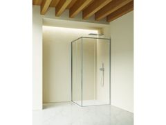 Box doccia angolare con porta scorrevole&nbsp;INDISSIMA - INDA�