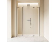 Porta battente con due elementi fissi per nicchia&nbsp;PRAIA DESIGN - INDA�