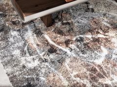 Tappeto in poliammide&nbsp;ECHOES - INKIOSTRO BIANCO