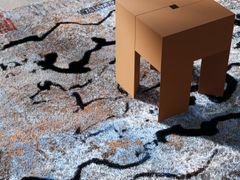 Tappeto in poliammide&nbsp;ZENITH - INKIOSTRO BIANCO